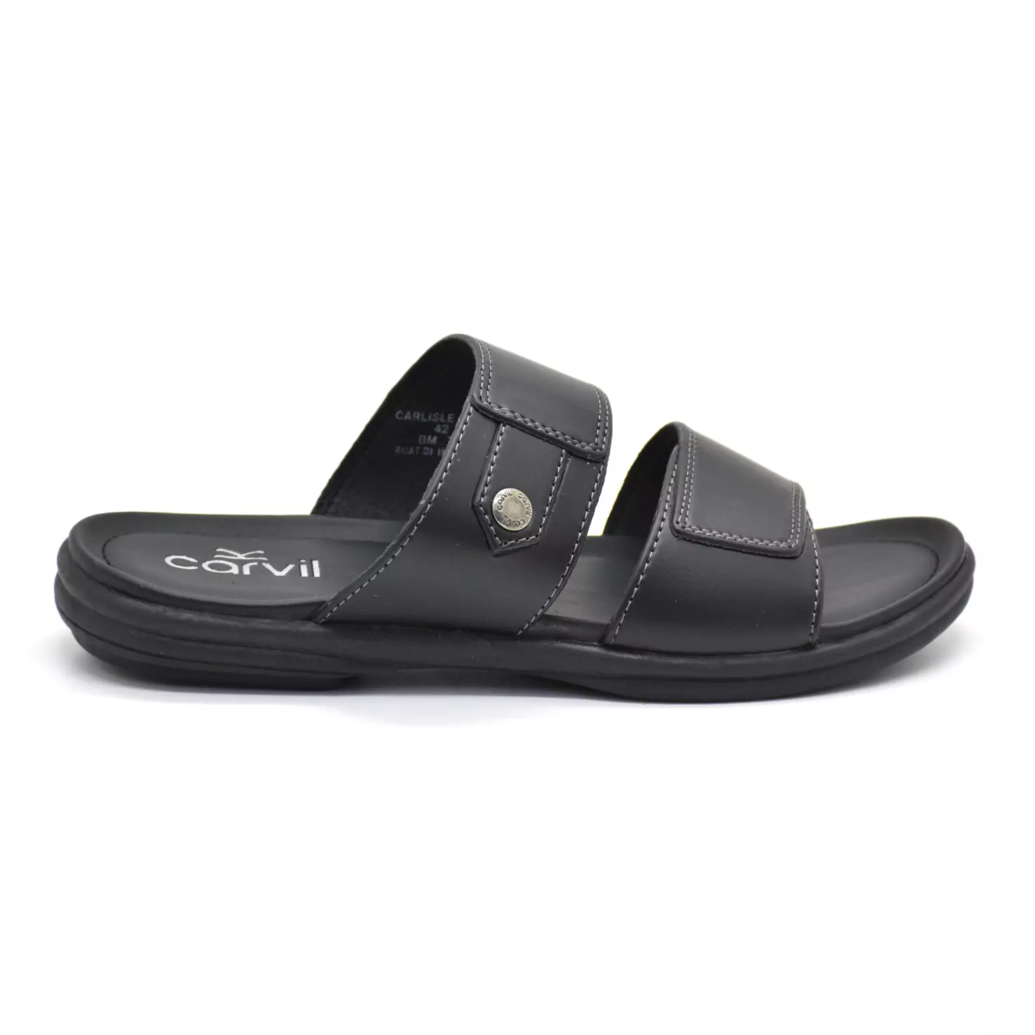 Carvil Sandal Pria Carlisle-02 M Black