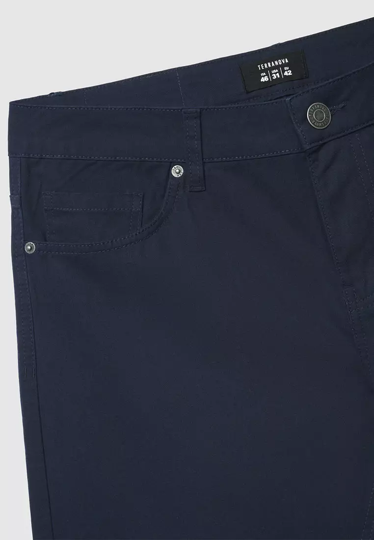 Men's 5-Pocket Cuffed Shorts