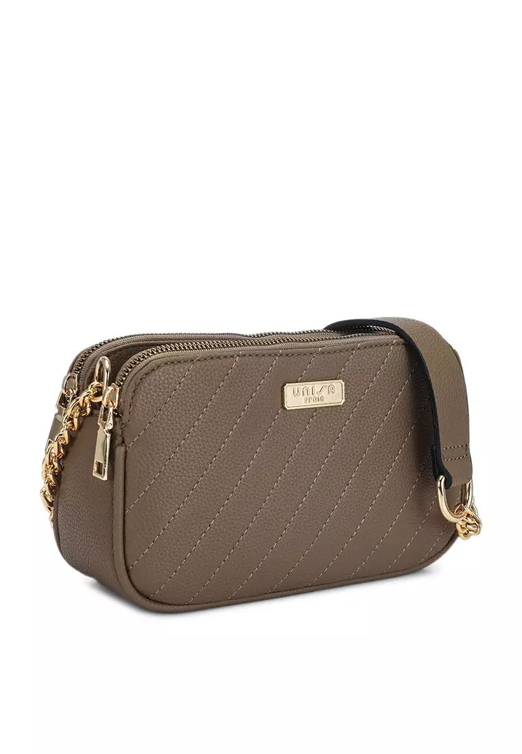 Quilted bag with chain strap store