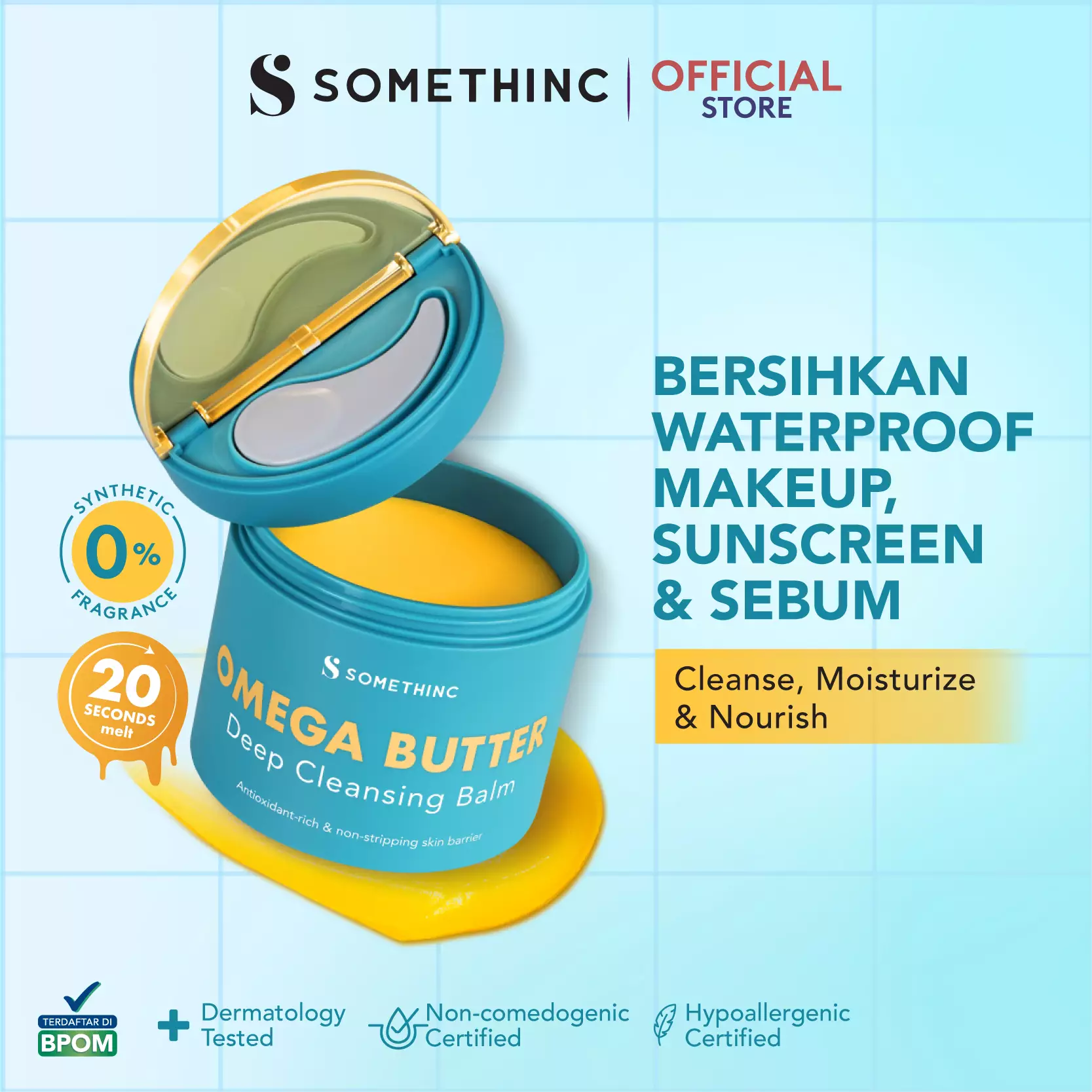 SOMETHINC Omega Butter Deep Cleansing Balm - Pembersih Make Up (Balm)
