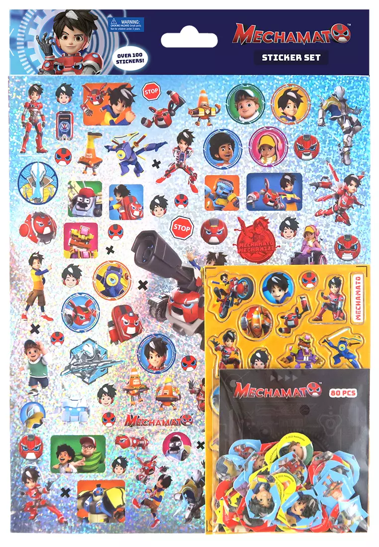 Buy Boboiboy Mechamato Character Sticker Set (8674) Online