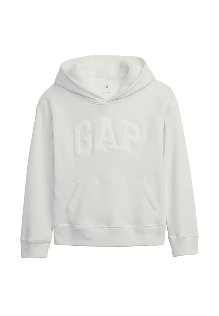 Sherpa Arch Pullover Hoodie