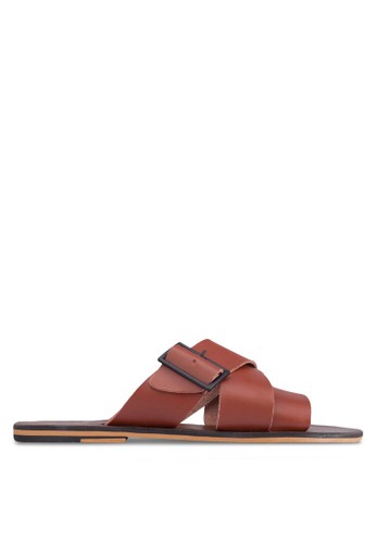 Buckled Flat Sandals