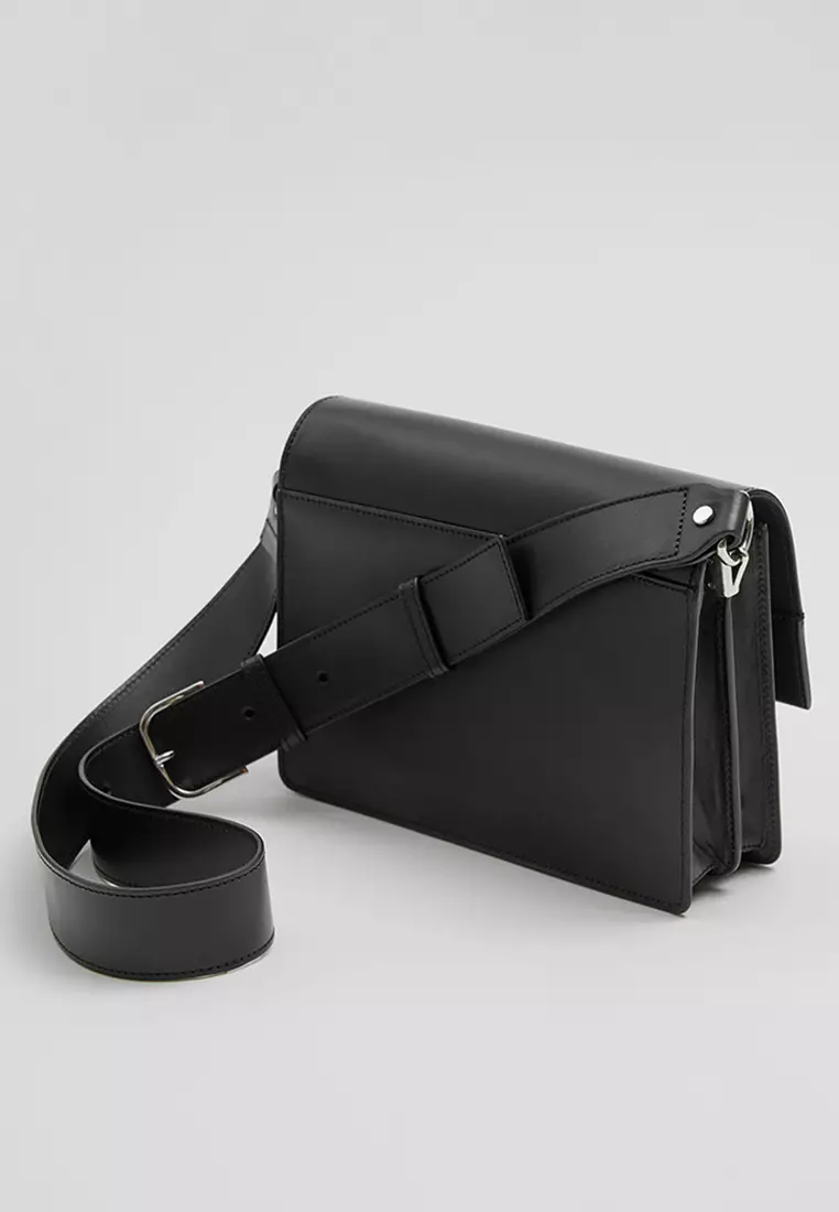 Allsaints versailles on sale leather shoulder bag