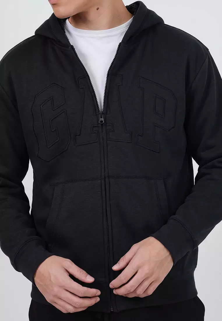 Arch Sherpa Zip Hoodie