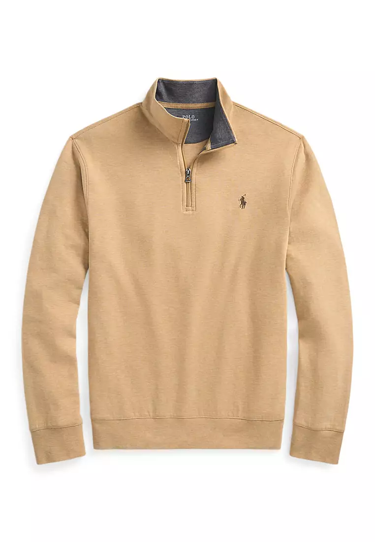 Luxury Jersey Quarter-Zip Pullover