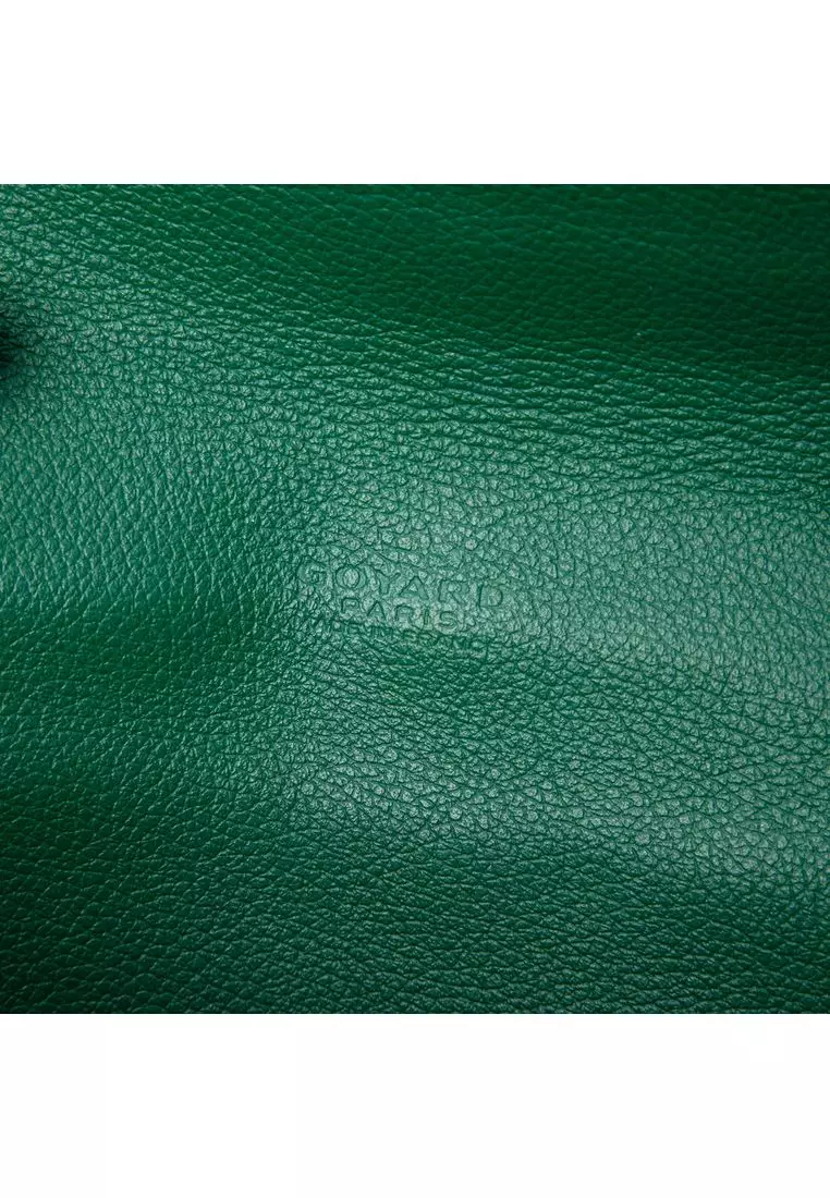Pre-Loved Goyard Goyardine Chypre Wallet Pouch