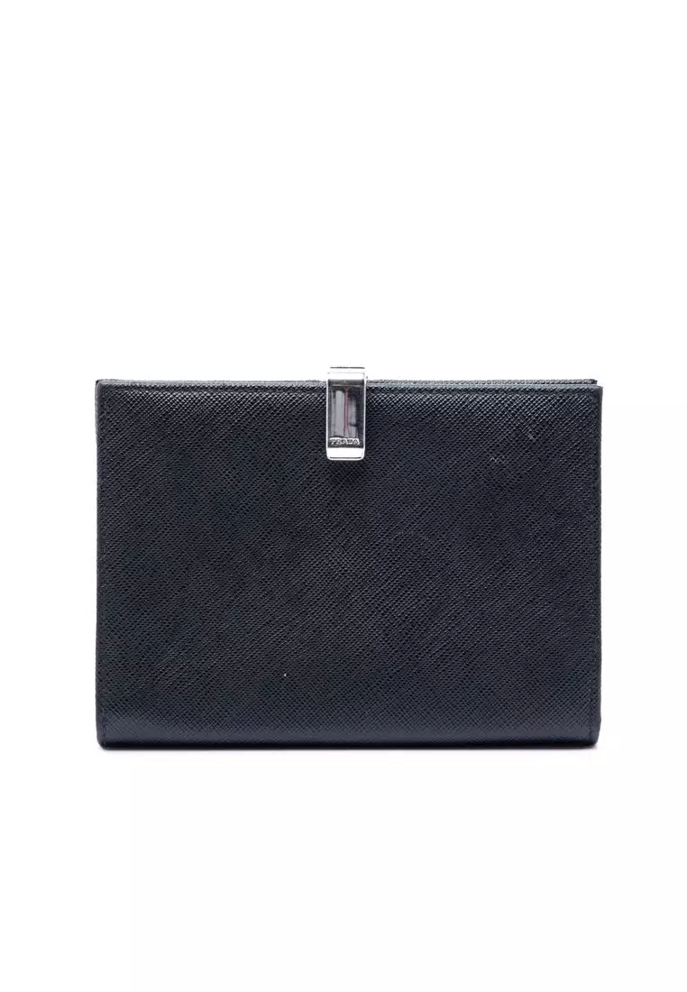 Pre-Loved Prada Saffiano Bifold Small Wallet