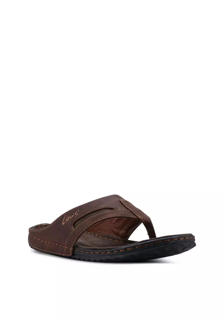 Paneled Flat Sandals