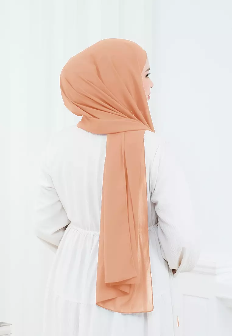 HIJAB INSTAN ELENA - DUSTY ORANGE