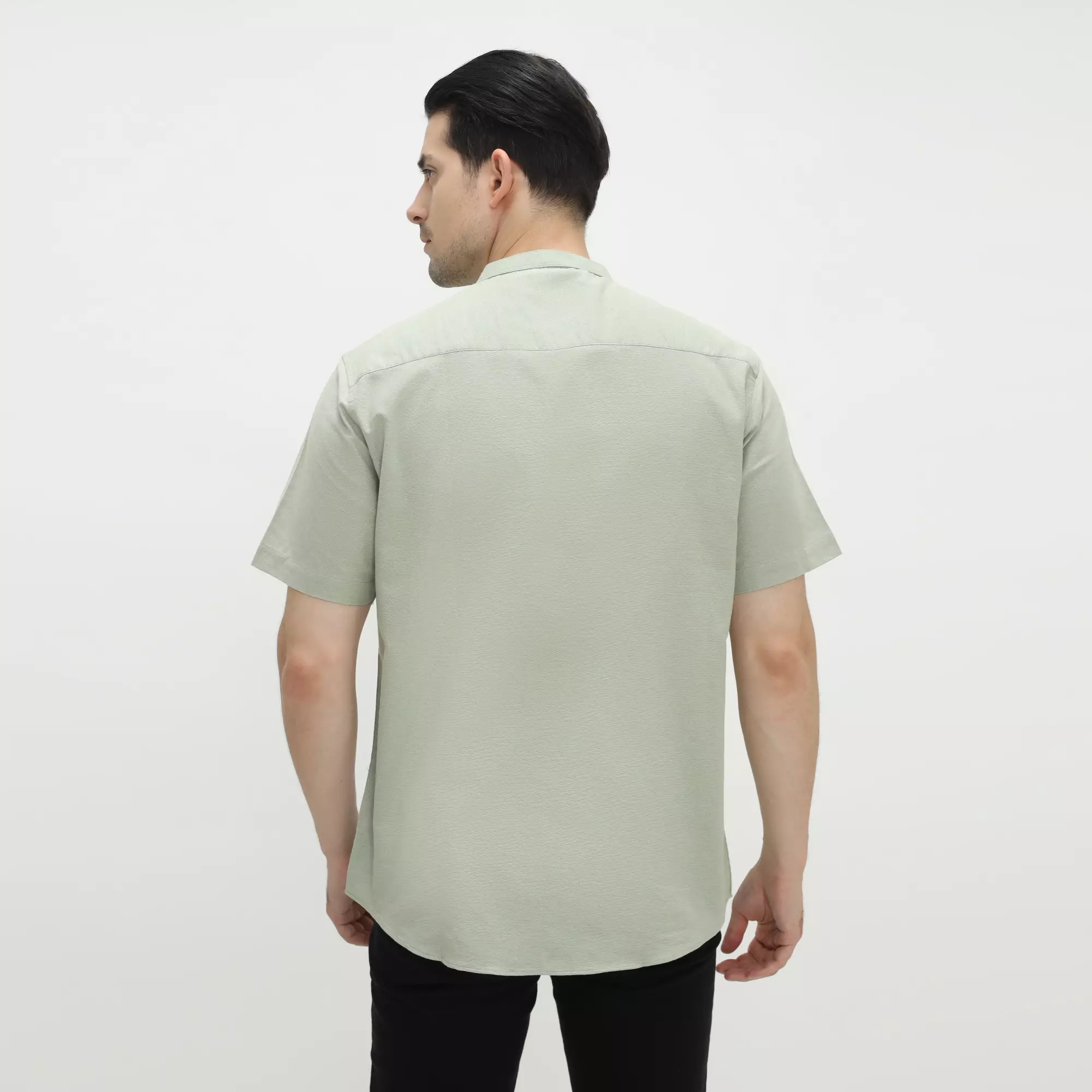 Platini Kemeja Koko Pria Lengan Pendek Katun 21049