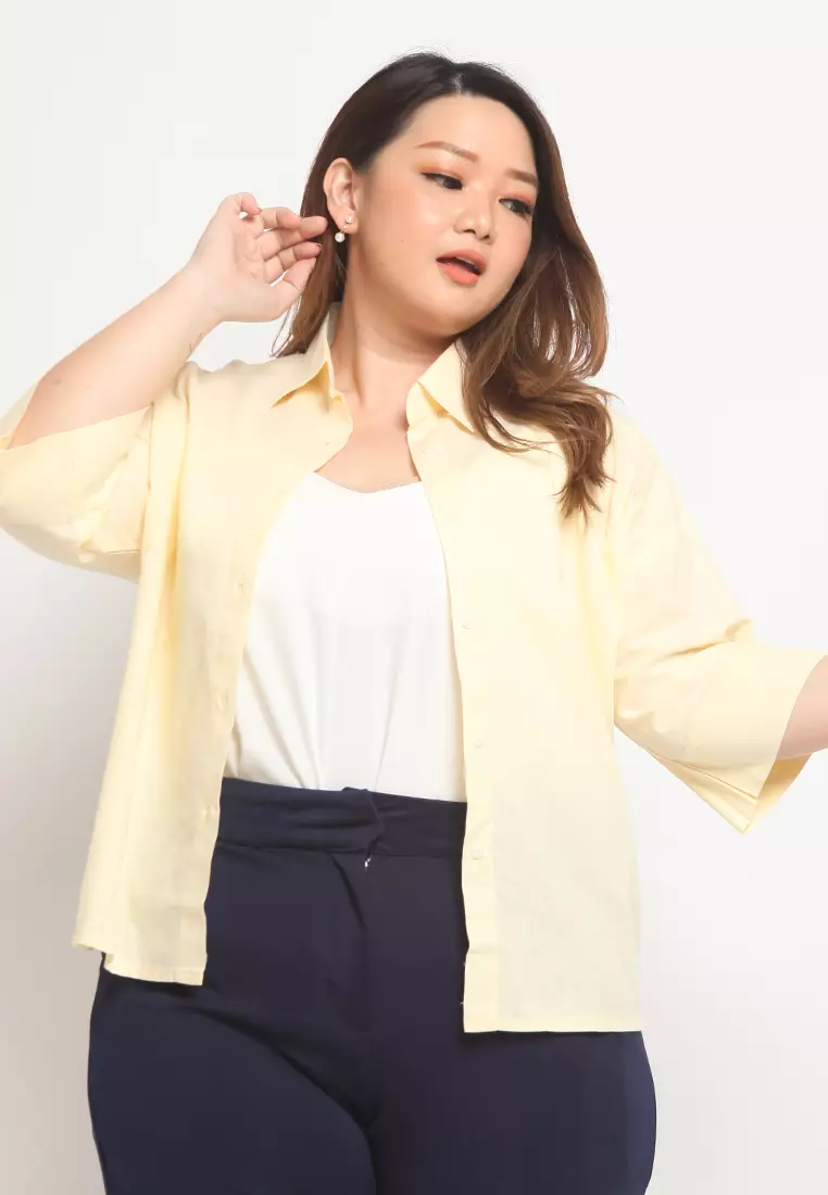 Plus Size Shirt Ye-Ri Baby Yellow