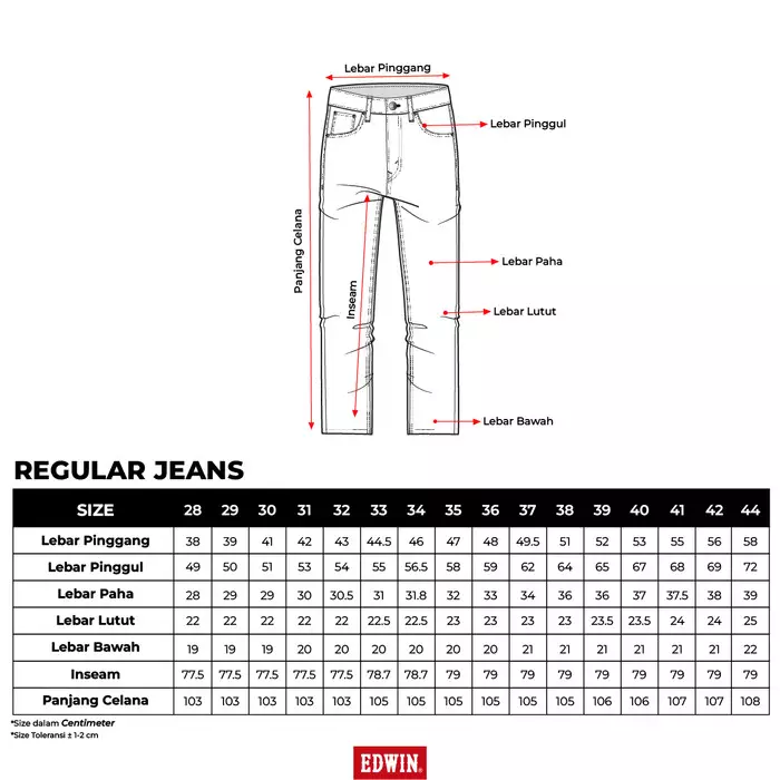 VEGAS 04 Celana Panjang Jeans Denim Pria - Bottom Man Long Pants
