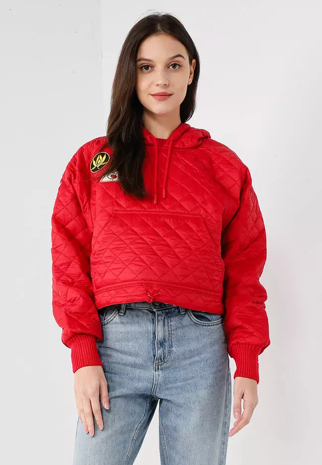 Buy Desigual Padded Hoodie with Patches 2024 Online ZALORA