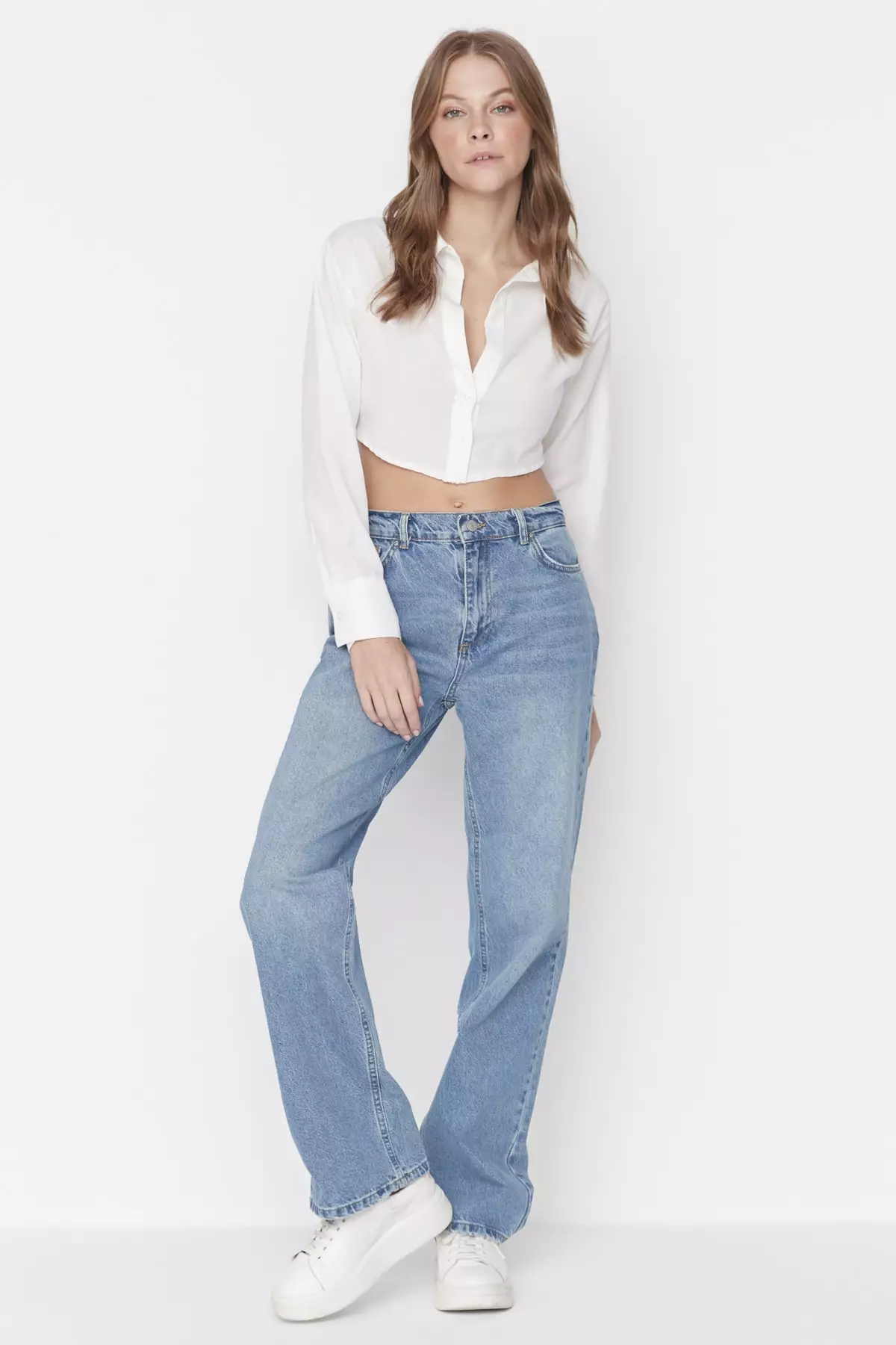 Low Waist Wide Leg Jeans