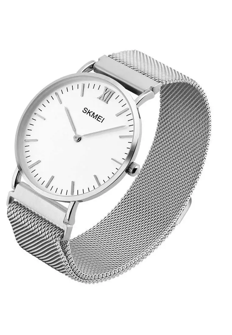 Jam Tangan Kasual Wanita Milanese Magnetic Waterproof Strap Tali Material Stainless Steel HJ66 ORIGINAL