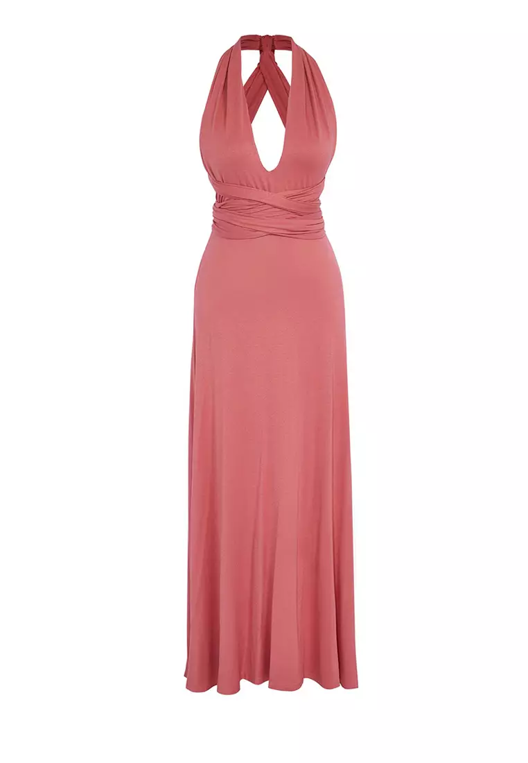 Strappy Waist Maxi Dress