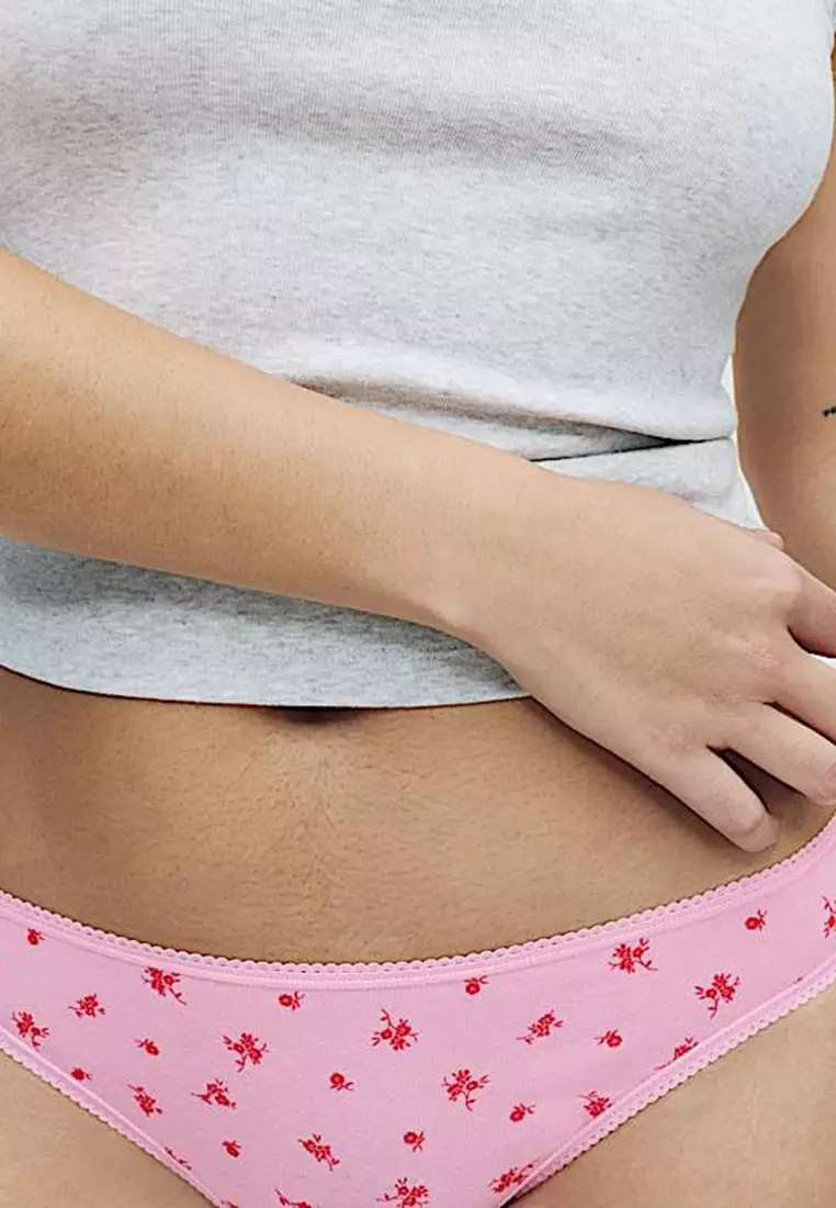 5pk Cotton Lycra Bikini Knickers