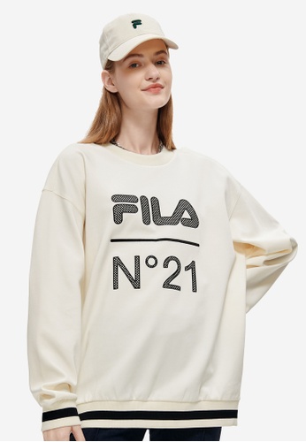 FILA FILA FUSION x N°21 Unisex Embroidered Logo Sweatshirt D6034AA95E8FF9GS_1
