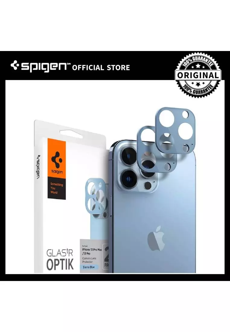 Spigen Camera Lens Screen Protector for iPhone 13 Pro Max (Sierra Blue)