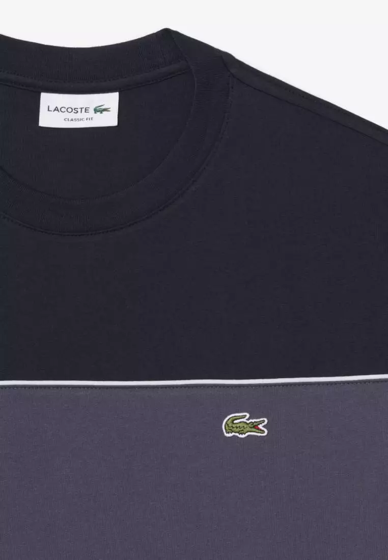 Colour-Block Cotton T-shirt