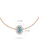 Aquae Jewels pink Bracelet Princess on Precious Stone, 18K Gold and Diamonds - Rose Gold,Amethyst 438E5ACED0C6E0GS_1