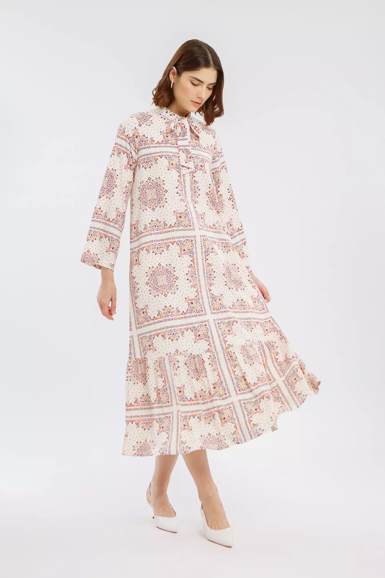 Minimal Hameeda Dress Terracotta