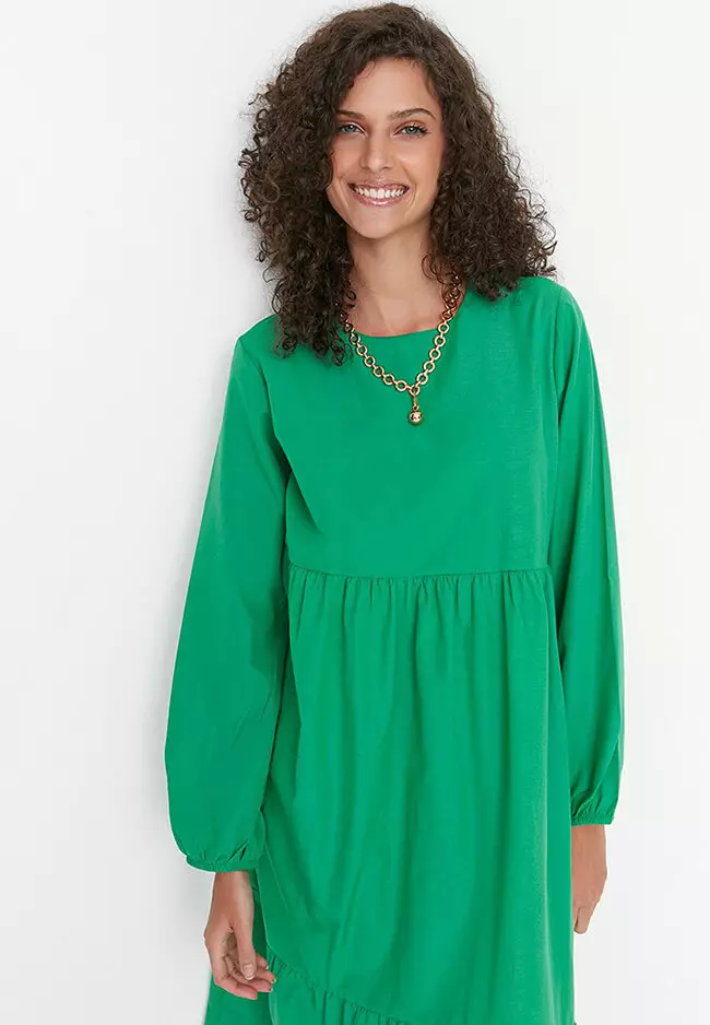 Buy Trendyol Modest Tiered Dress 2024 Online | ZALORA Singapore