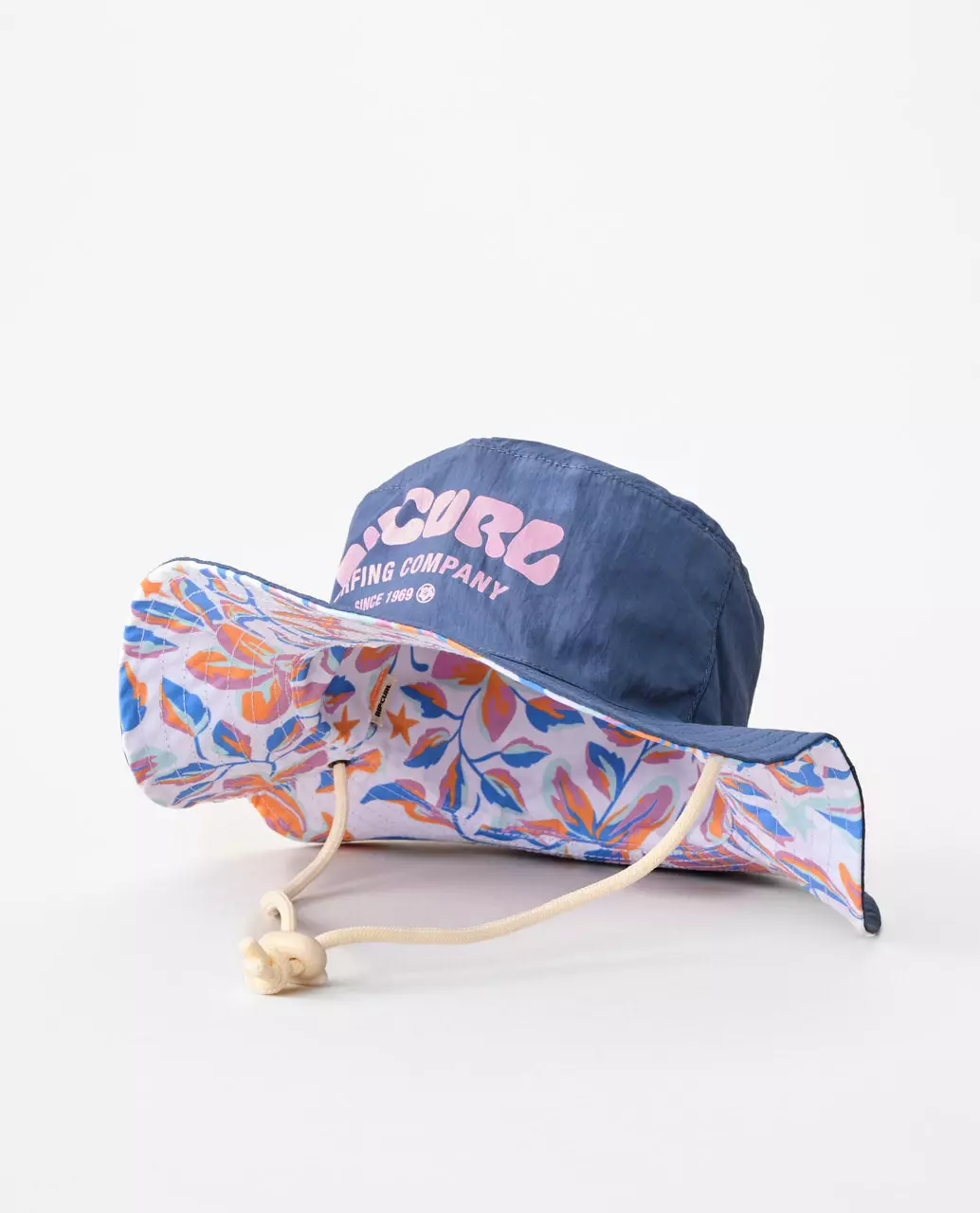Rip Curl Kids Girl Mixed Reversible Upf50 Bucket Hat - Girls - Navy
