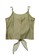 London Rag green Lazy Day Off Tiw Down Cami Top in Olive Green 9B070AA5569B1CGS_8