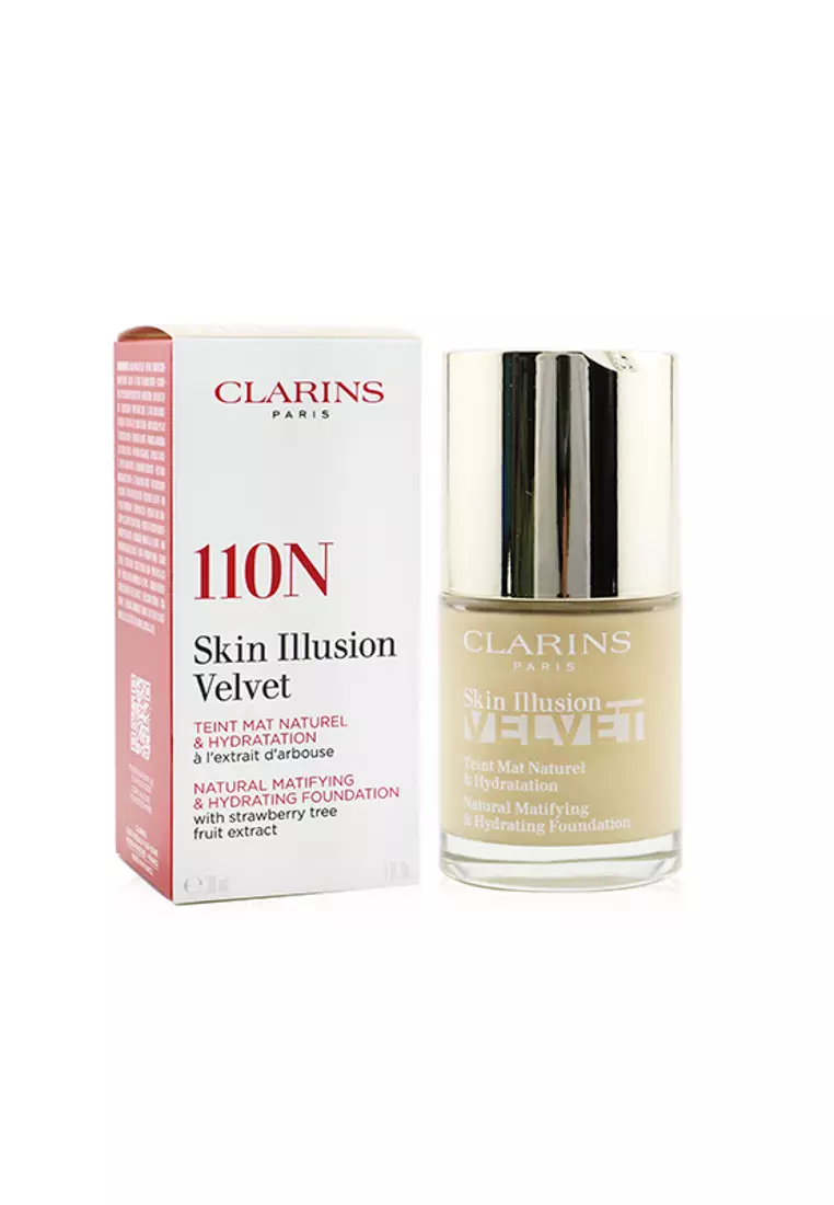 Discount on Clarins  shoes - SKU: Clarins - Skin Illusion Velvet Natural Matifying & Hydrating Foundation - # 110n Honey 30ml/1oz