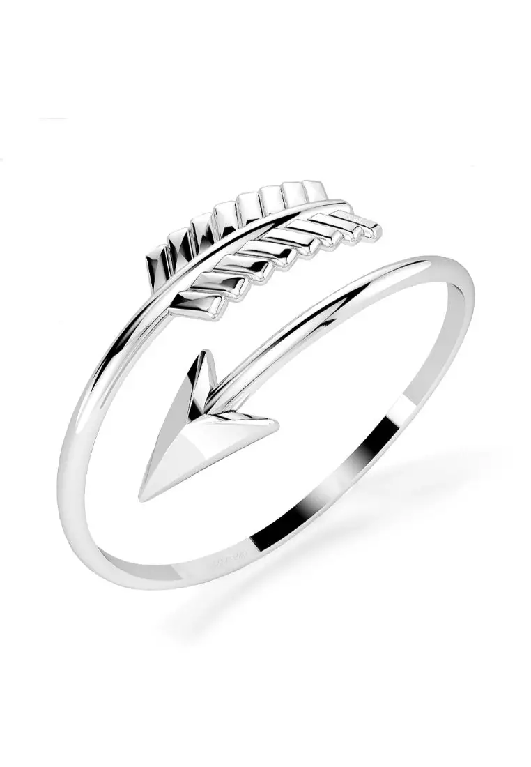 925 SIGNATURE Spin Arrow Fashion Ring-Silver
