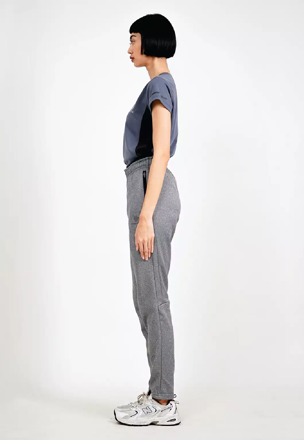 Tiento Setelan Olahraga Kaos Lari Dry Fit Lengan Pendek Baju Running Celana Panjang Training Gym Fitness Sport Extra Lite
