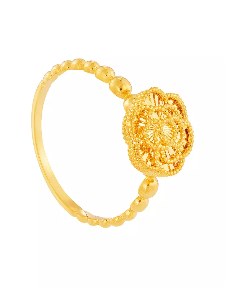 HABIB Oro Italia 916 Yellow Gold Ring GR50670723
