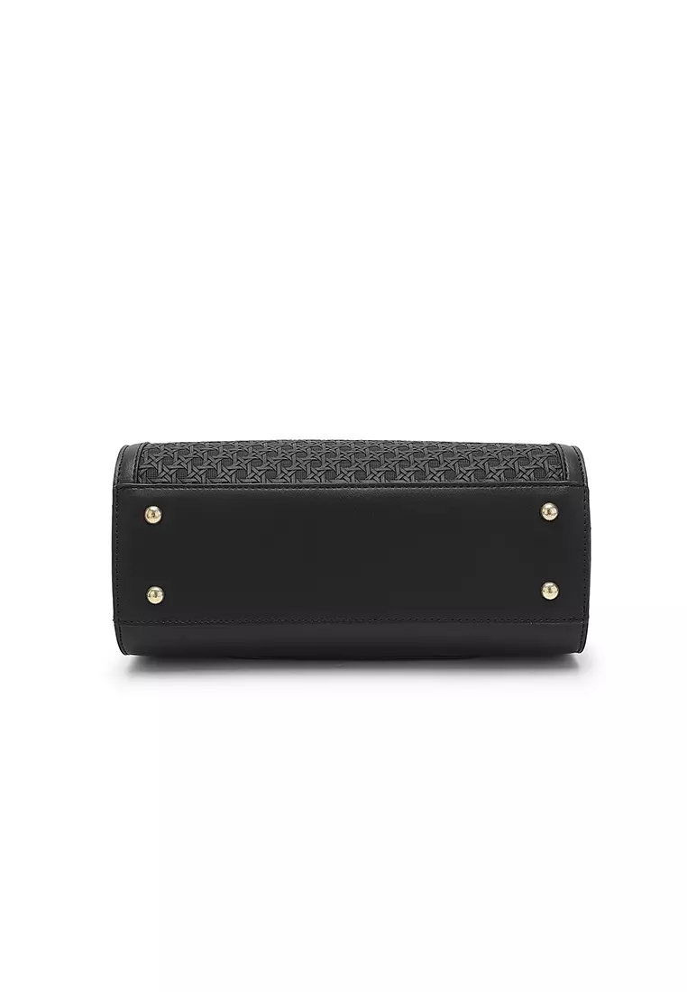 Women's Top Handle Bag / Sling Bag / Crossbody Bag - Black