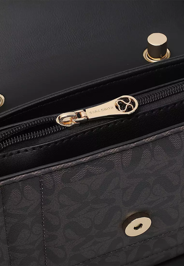 Women's Top Handle Bag / Sling Bag / Crossbody Bag / Shoulder Bag (Tas Tangan Wanita / Tas Selempang Wanita / Tas Bahu Wanita) - Hitam