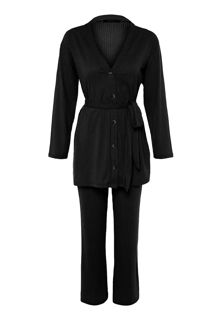 MODEST Rib Tunic & Pants Suit