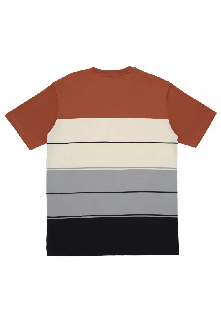 POLICE T-Shirt Salur Bordir Cotton Premium Tebal Pria 53028