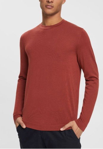 ESPRIT red ESPRIT Knitted wool sweater 1CD9BAAA31F70AGS_1