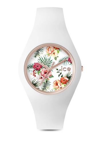 Ice Flowerzalora 包包評價 花卉圖案中性手錶, 錶類, 休閒型