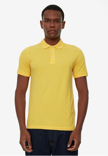 Trendyol yellow Basic Polo Shirt 880BBAA3988078GS_1