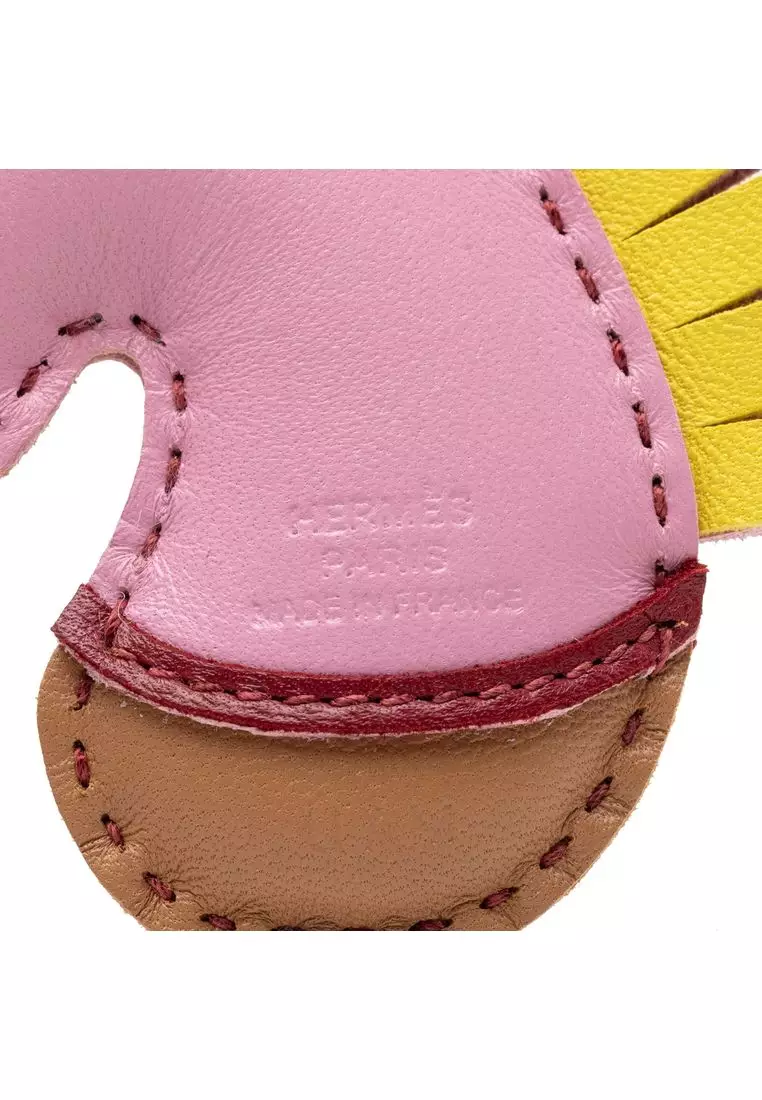 Pre-Loved Hermès Milo Lambskin Geegee Camail Bag Charm