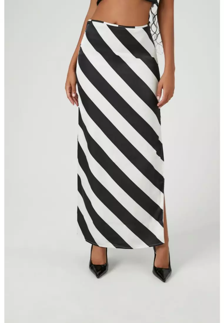 Striped pencil skirt forever deals 21