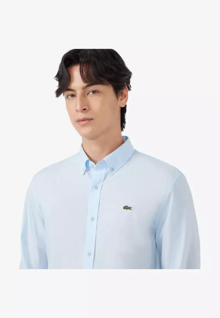 Regular Fit Stretch Poplin Shirt