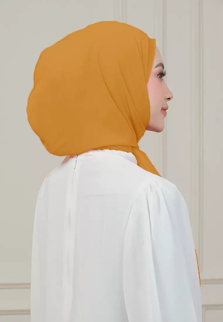 HIJAB INSTAN MAGNET SYIFA - DEEP MUSTARD