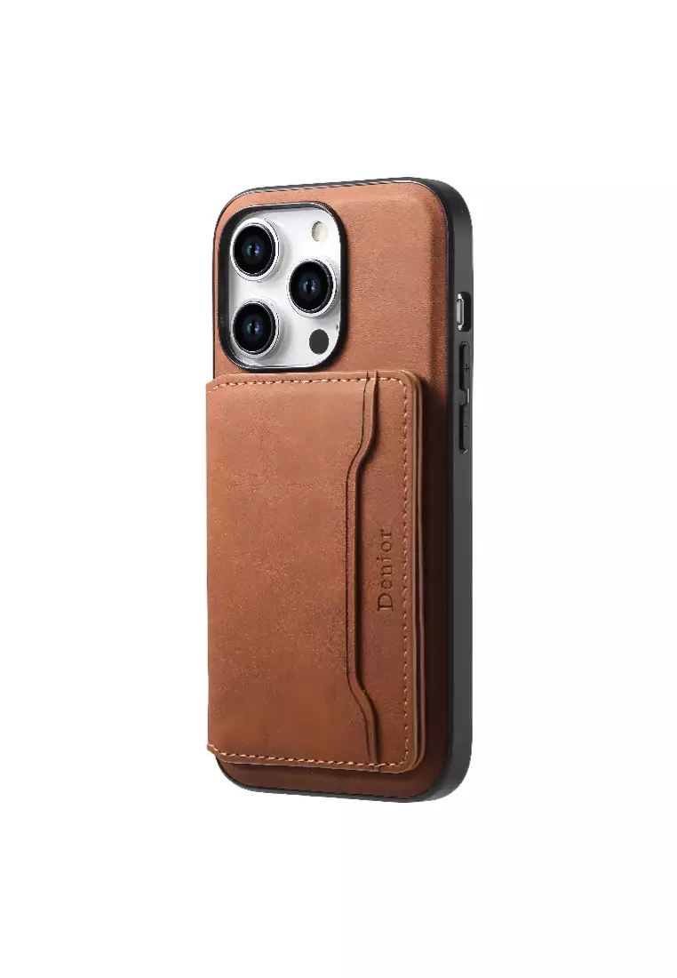 Buy OPCHIC iPhone 15 ProMax series wireless charging retro leather