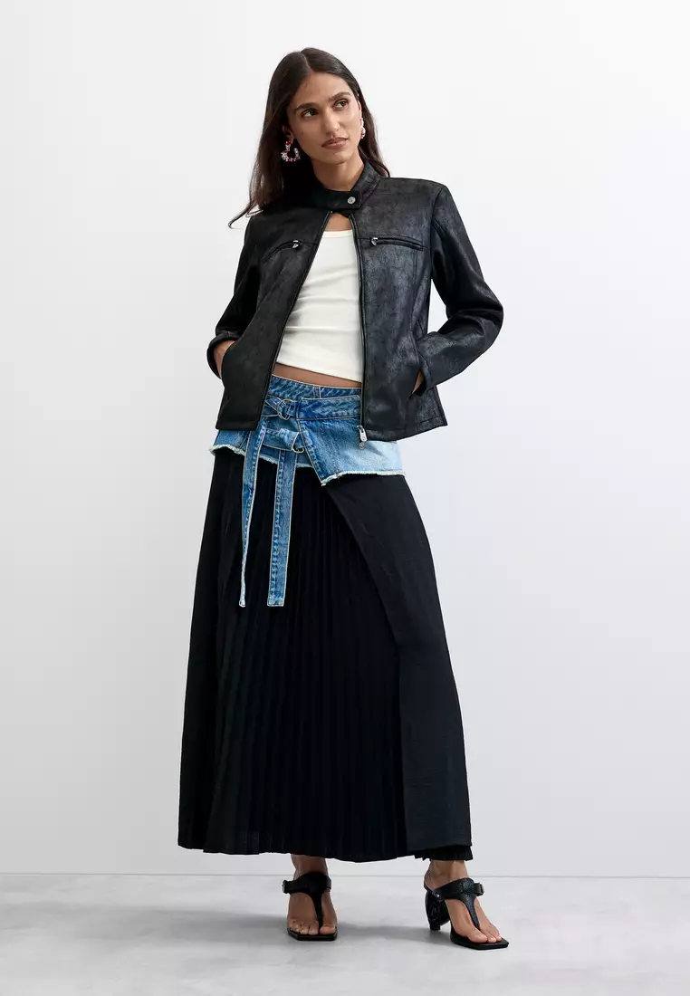 Faux Leather Jacket