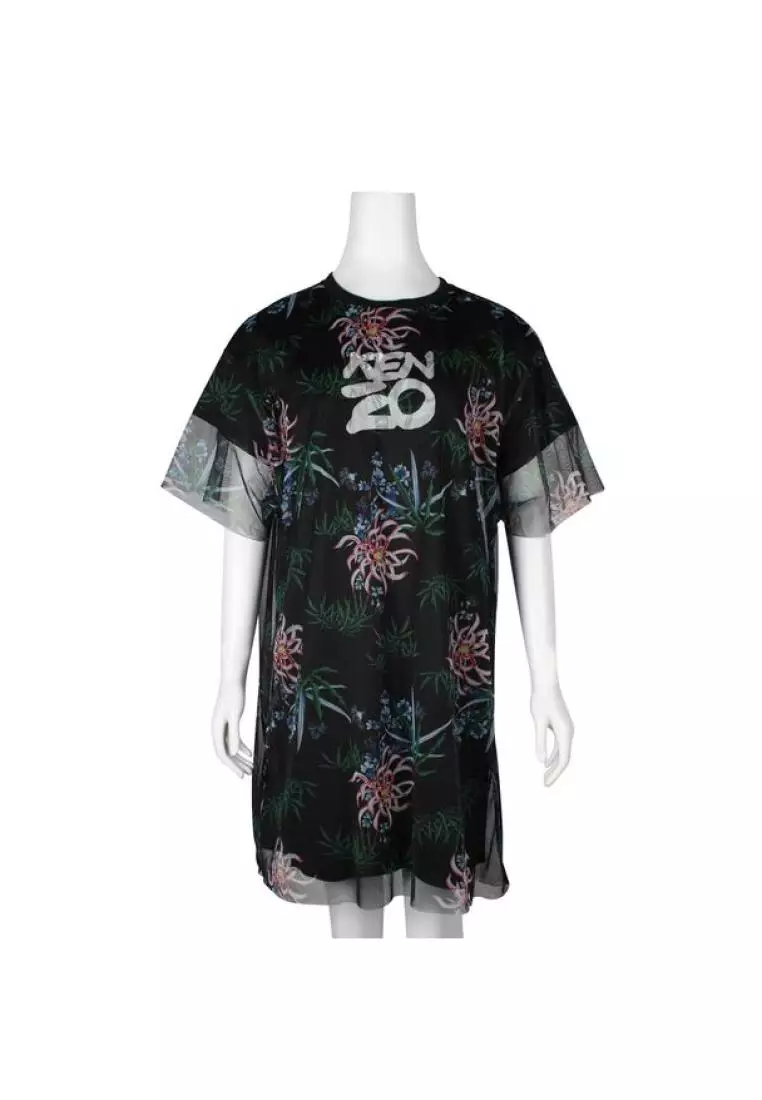 線上選購Kenzo 網狀T卹連衣裙| ZALORA 台灣