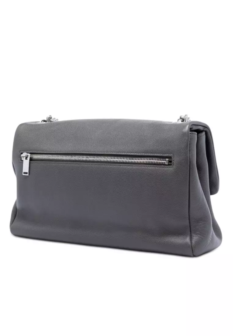 Pre-Loved Saint Laurent Medium Grain De Poudre West Hollywood Crossbody