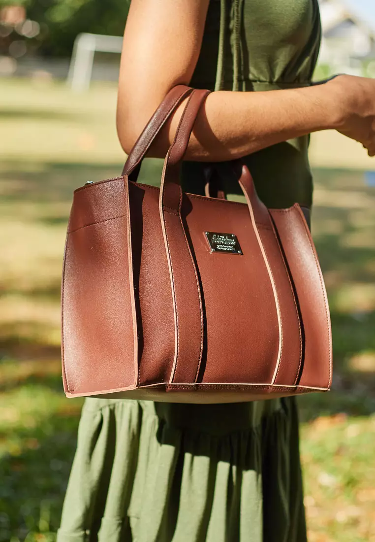 Sling Bag Tote Bag Mera - Chestnut